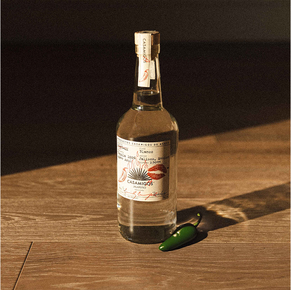 bottle of casamigos Tequila Jalapeño